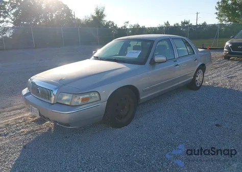 2008 Mercury Grand Marquis Gs from USA, damaged, VIN 2MEFM74V88X657122